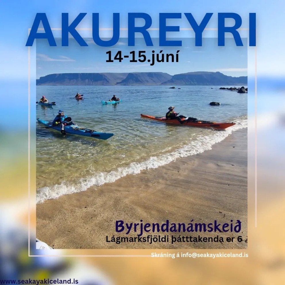 Kajak námskeið framundan