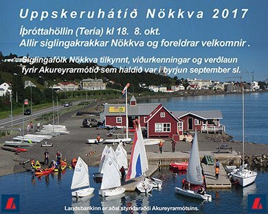 Uppskeruhátíð Nökkva sunnudaginn 8. okt. 2017